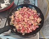Foto del paso 4 de la receta: Tarta de panceta y champiñones🥓🥮