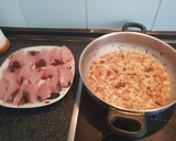 Foto del paso 1 de la receta: Bonito en salsa de cebolla con guisantes