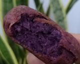 Foto langkah ke 6 dari resep GF Purple Sweet Potato Donuts - Donat Ubi Ungu GF.
