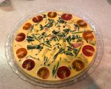 A picture of step 6 of Quiche Lorraine with Tomatoes and Miso.