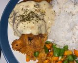 Foto langkah ke 5 dari resep Chicken krispy mushroom sauce #juliaagustina.