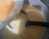 A picture of step 3 of Orange custard pie.