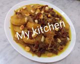 صورة لخطوة 7 من وصفة طاجين البطاطا الحلوة ❤️😍❤️