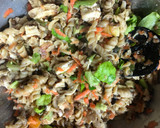 Foto del paso 4 de la receta: Ensalada de pasta seca con pollo 🍗🥗