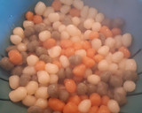 Foto del paso 2 de la receta: Ensalada mediterránea con gnocchi tricolore