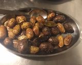 Une image de l'étape 5 de Duo de pommes de terre vitelotte et grenaille à l ail laurier et herbes de Provence.