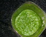 A picture of step 3 of Sarso ka Saag.