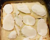 A picture of step 9 of Three-Cheese Vegetable Lasagne.