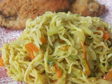 Fideos chinos al wok con verduras
