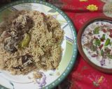 A picture of step 8 of Beef Pulao 😋.