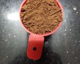 A picture of step 1 of Beetroot Choco Wine Cake.