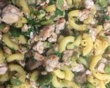 Une image de l'étape 5 de Potimarron farci au poulet, fèves et châtaignes - LRQDO.