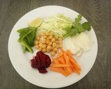 A picture of step 1 of Power Salad.