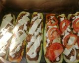 Pas rețetă Zucchini la cuptor cu carne tocată 6 fotografie
