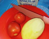 Foto langkah ke 1 dari resep Jus Mangga 🥭 & Tomat 🍅.