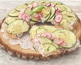 Une image de l'étape 9 de Tarte au concombre et à la sardine.