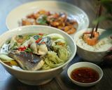 Hình bước làm 9 của món CƠM NHÀ |CANH CHUA BÔNG SO ĐŨA & TÉP RANG