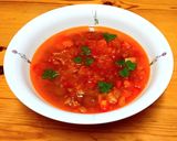 A picture of step 6 of Fish soup with beans and canned tuna.