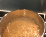 A picture of step 1 of Spaghetti with Creamy Cheese and Ham Sauce.