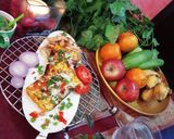 পনির গ্রিলড টিক্কা পিজ্জা (Paneer grilled tikka pizza recipe in Bengali) রেসিপি ধাপ - 6 ছবি