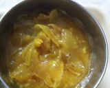 A picture of step 4 of Papad ki sabji.