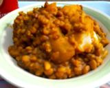 A picture of step 9 of Sweet potatoes in spicy porridge beans.