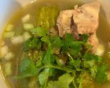 A picture of step 2 of Stuffed Bitter Melon Soup.