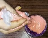 A picture of step 5 of Rainbow smoothie.