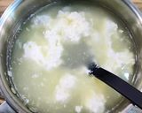 A picture of step 2 of How I made Mozzarella Cheese for first time.