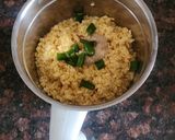 A picture of step 2 of Moong Daal Handvo.