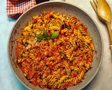 Sültpaprikás fusilli krémes balzsamecettel recept fázis 5 fotója