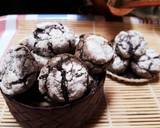 Almond crinkle cookies langkah memasak 12 foto