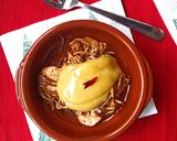 Foto del paso 2 de la receta: Langostinos al cava con gulas y pil pil