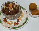 A picture of step 7 of Chikoo Halwa.