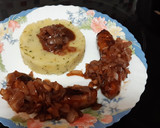 Foto del paso 6 de la receta: Butifarras al vino tinto con puré de patata