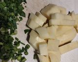 Foto del paso 4 de la receta: Bife grueso de cerdo (jamón) con salsa/puré de apio