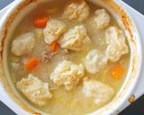 A picture of step 4 of Oven cooked Irish stew and dumplings.