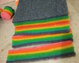 Foto langkah ke 7 dari resep Rainbow roll mini.