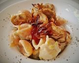 Foto del paso 14 de la receta: Conchiglie a la crema con crujiente de alcachofa