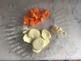 Solomillo con salteado de verduras