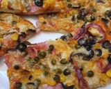 Pas rețetă Pizza delicioasă 1 fotografie