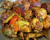A picture of step 4 of Kathiawadi Varadiya Shaak.