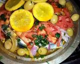 A picture of step 3 of Sardine Tagine with Vegetables 😋👌.