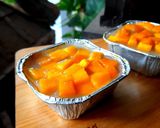 Foto langkah ke 5 dari resep Lumpur Labu Topping Mangga.