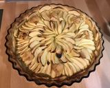 Une image de l'étape 9 de Tarte aux pommes, noix de coco et pamplemousse.