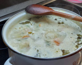 Tárkonyos húsgombócleves recept fázis 14 fotója