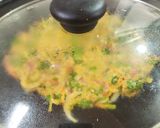 A picture of step 5 of Kodo vegetables millet pancake.