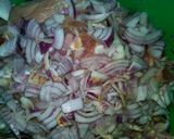 A picture of step 2 of Beef biryani rice.