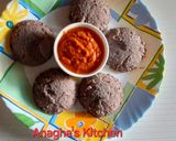 A picture of step 12 of Ragi Idli (नाचणी इडली).