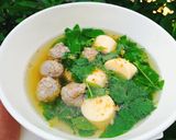 รูปขั้นตอนการทำที่ 3 ของ แกงจืด ผักหวานหมูสับ เต้าหู้